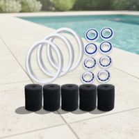 Replacement Pool Cleaner Parts with Tires and Bearings Complete Pool Cleaner Tune-up Kit Allall-Encompassing Comprehensive