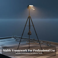 Stable & Sturdy Professional Camera Tripod 360° Rotation Heavy Duty Tripod Stand Universal Compatibility Telescope Mount Foldable for Photographers, Content Creators, Night Fishing, Recording Recording, Outdoor, Studio