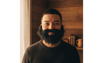 Black Fake Beard with Elastic Strap Bushy Fake Beard Synthetic Facial Hair Realistic for Adults, Cosplayers, Actors, Cosplay, Stage Performances, Halloween