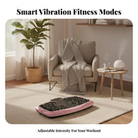 Shaking Base Exercise Machine Music Speaker Whole Body Vibration Machine Adjustable Speed Vibrating Fitness Stand for Men, Indoor, Office