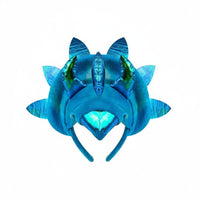 Triceratops Headband Photo Prop Triceratops Costume 3D Design Dinosaur Cosplay Accessories for Adults, Women