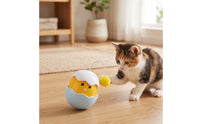 Wobbling Electric Cat Toy Battery-Operated Cat Toy with Wand Rotating Compact for Indoor Cats