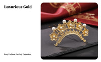 Traditional Chinese Attire Hair Accessory Retro Traditional Chinese Attire Hair Crown Chinese Design Headdress Elegant Design