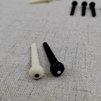 Acoustic Guitar Bridge Pins for Beginners - White & Black