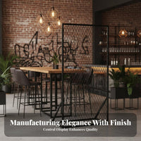 Hollow-perforated Design Urban Wire Mesh Divider Multi-Purpose Partition Screen Sturdy Construction Metal mesh for Interior Designers, Business Owners, Homeowners, Restaurant, Entryway, Foyer, Office