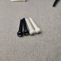 Acoustic Guitar Bridge Pins for Beginners - White & Black