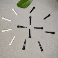 Acoustic Guitar Bridge Pins for Beginners - White & Black