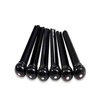Acoustic Guitar Bridge Pins for Beginners - White & Black