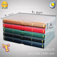 TACC Stamp Collection Album with Black Card Pages