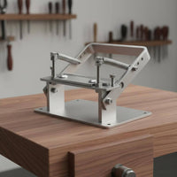 Replaceable Blade Manual Leather Skiver Adjustable Thickness Leather Thinning Machine Industrial Grade for DIY Enthusiasts, Workshop, Craft Room