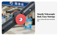 Multi-Purpose Telescopic Cleaning Brush Wet and Dry Use Extendable Pole Brush Stay Away from the Ladder Wall Washing Mop Soft Bristles for Shop Owners, Homeowners, Cleaners, Storefronts, High Walls, Outdoor, Ceilings