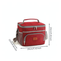 Portable Cooler Bag with Shoulder Strap Lightweight Soft-Sided Cooler Compact Insulated Lunch Bag Leakproof for Picnics