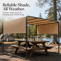 Outdoor Waterproof Windproof Sunshade Canopy for Camping and Picnics