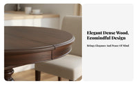 Durable Wood Construction Oval panelpanel Table expandable Design fold-down panel Table Expandable Home Furniture Space-Saving for Apartment Dwellers, Homeowners, Families, Small Living Spaces, Dining Room, Kitchen, morning meal corner