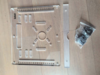 8mm Thick Acrylic Cutting Base Plate with Adjustable Fence for Routers