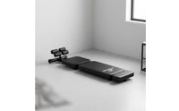 Adjustable Sit-up Assistance Board Padded Foldable Sit-up Board Steel Frame Abdominal Training Bench Foam Rollers