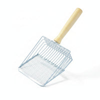 Double Sieve Wire Mesh Litter Scoop Sifting Metal Wire Litter Shovel Easy to Pet Cleaning Tool Sturdy