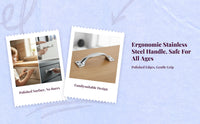 Stainless Steel Handle, Aluminum Alloy Cabinet Pull, Drawer Door Handle, sturdy, rust-resistant, easy to install