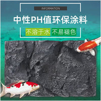 3D Reptile Tank Background Rock Decor for Aquariums and Turtle Tanks, 45x28cm