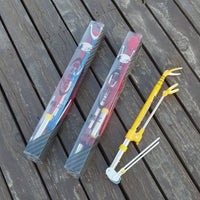 Adjustable Fishing Rod Holder with Ground Insert for Tackle Box