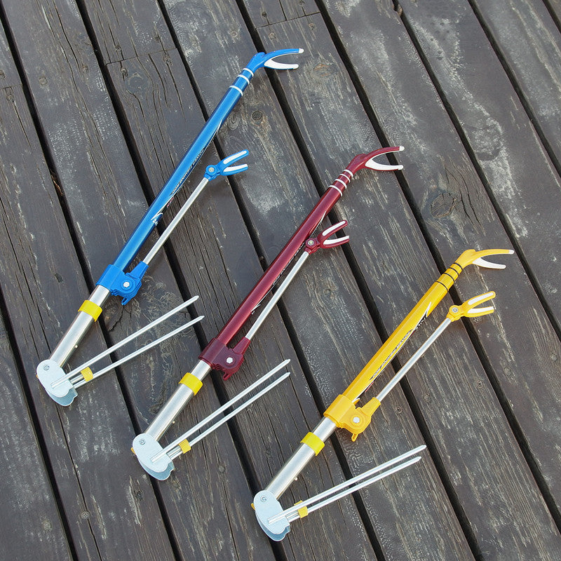 Adjustable Fishing Rod Holder with Ground Insert for Tackle Box