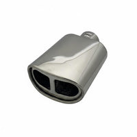 Exhaust Tip with Mesh Insert Decorative Car Exhaust Component Tailpipe Tip Sporty Hardware for Custom Builds