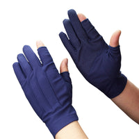 Unisex Summer Thin Cotton Sun Protection Driving Gloves with Palm Grips and Touchscreen Fingertips