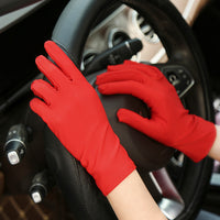 Women's Summer UV Protection Driving and Cycling Gloves with Pearl Luster