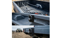 Heavy Duty Truck Bed Tie down Anchor Sturdy Tie-down Anchor with Mounting Plate Black Truck Bed Cleat with Mounting Plate Sturdy for Contractors