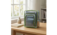 Pvc Backpack Anti Clear Bag with Front Pocket Translucent Backpack with Front Pocket for Technicians, Students, School