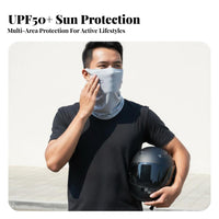 Ice Silk Sun Guard UPF 50+ Cooling Face Covering Sun Protection Face Covering Breathable Cooling Neck Guard