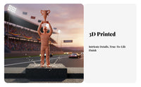 1/64 Miniature Scale Racer Figure Paintable Champagne Festivity Figure Miniature Cameraman Model Three-Dimensional Printed