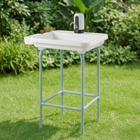 Portable Sink with Pump Electric Freestanding Wash Basin for Campers, Camping, Garden