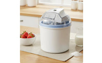 Small Size Automatic Ice Cream Machine Single-Button Operation Mini Ice Cream Machine Easy to Clean Soft Serve Machine for Children, Home, Family Kitchen