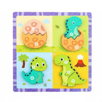 Educational Wooden Creature Matching Game Board Cognitive Training Early Learning Creature Matching Game Child-Centered Toddler Cognition Board Vocabulary Building for Preschoolers