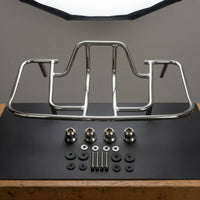Motorcycle Rear Luggage Rack Rectangular Shape Rear Luggage Rack Rust Resistant Motorcycle Cargo Carrier for GL1800