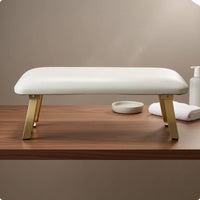 Cushioned Manicure Bench Slimline Folding Hand Rest Nail Salon Hand Rest Portable Beauty Tool Stable