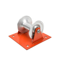 Flat Cable Pulley Puller Feeding Sheave Lowground-Level Cable Roller Easy to Install for Contractors