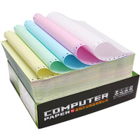 Continuous Multi-Part Carbonless Paper for Dot Matrix Printers - 2, 3, 4, 5 Ply Delivery Sales Forms