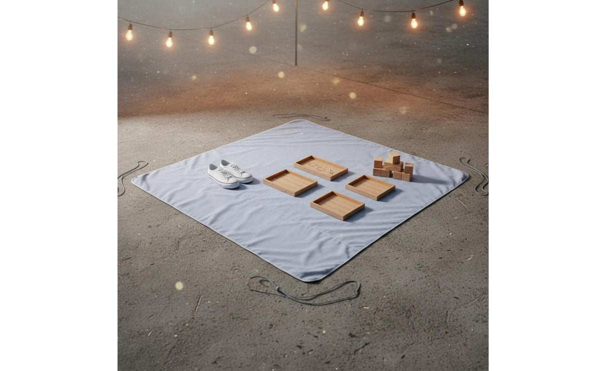 Quick Fold Market Stall Mat Thickened Square Display Mat for Vendors