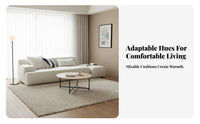Modern Design Minimalist Fabric Sofa Latex Filling Couch Easy to Clean Household Furniture Stain-Resistant for Apartment Dwellers, Homeowners, Students, Living Room, Studio, Bedroom, Lounge Area