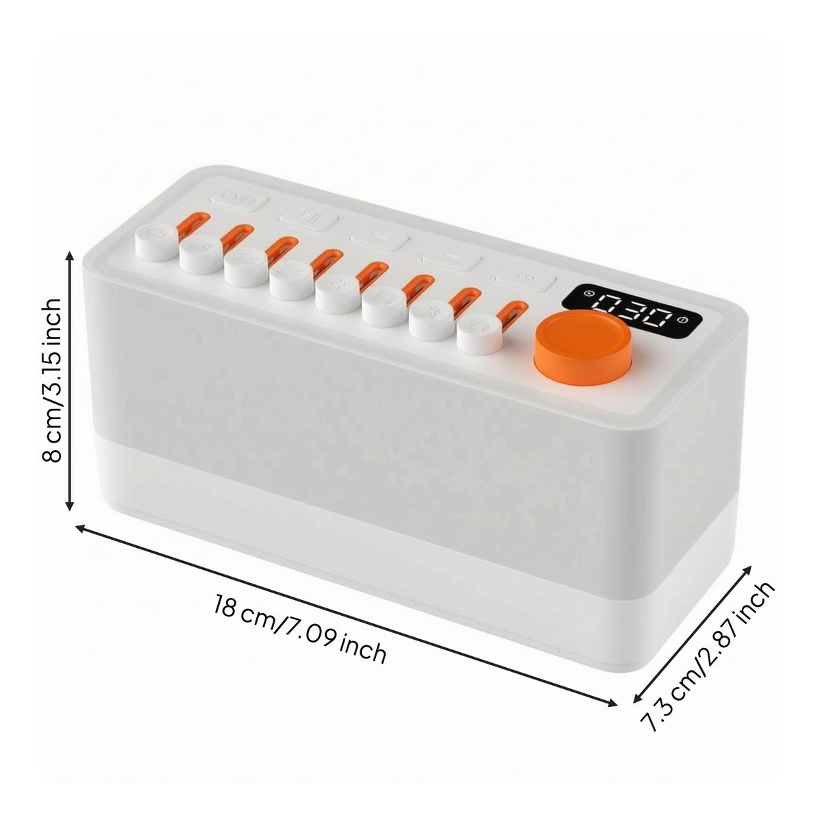 RGB   Speaker Modern Design Night Illuminated Speaker Body Audio Device for Bedroom