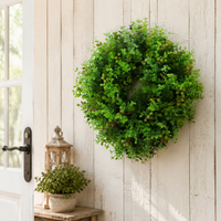 Artificial Wreath All Year Round, Eucalyptus Wreath 30-100cm, Door Decoration For Front Door And Outdoor Area, Nordic Summer Wreath