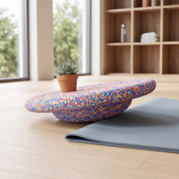 Balance Board Dome-Shaped Balance Disc Stepping Stone Speckled Exercise Toy Low-Height for Children, Playroom, Classroom
