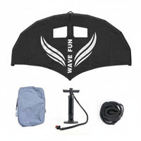 Inflatable Wing Foil Set Ergonomic Handles Inflatable Wing Foil Aerodynamic Design Stand up Hydrofoil Surfing Kit for Sea