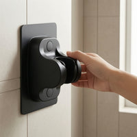 Showerhead Holder with Adhesive Backing No-Drill Handheld Shower Holder Shower Head Wall Mount Tooltool-Less Adjustable