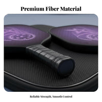 Pickleball Paddle Anti-Slip Grip Carbon Fiber Pickleball Paddle Sports Equipment Shock Absorption Large Sweet Area