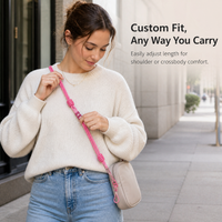 Adjustable Nylon Shoulder Strap for Handbags and Crossbody Bags