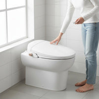 Instant Heating Smart Bidet Toilet Seat Body Sensor Handheld Controller Control Bidet Seat LED Display for Home