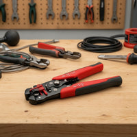 Multifunction Automatic Wire Stripper 3 in 1 Wire Stripper with Crimper Spring-Loaded Insulated for Electricians, DIYers, Homeowners, Electrical Work, Home Repairs, Workshop